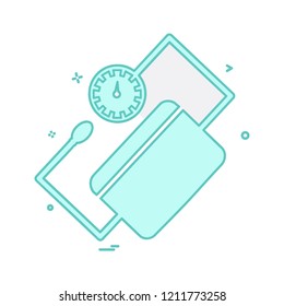 Blood pressure icon design vector