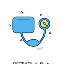 Blood Pressure icon design vector
