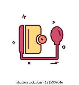 Blood Pressure icon design vector