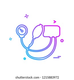 Blood Pressure icon design vector