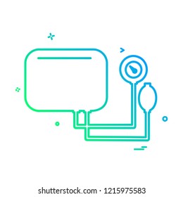 Blood pressure icon design vector