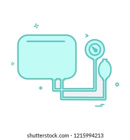 Blood pressure icon design vector