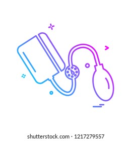 Blood Pressure icon design vector