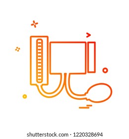 Blood Pressure icon design vector