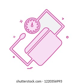 Blood pressure icon design vector