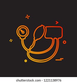 Blood Pressure icon design vector