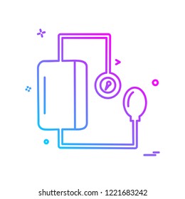 Blood Pressure icon design vector