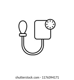 Blood pressure icon. Element of blood donation icon for mobile concept and web apps. Thin line Blood pressure icon can be used for web and mobile