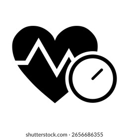 Blood pressure Icon Isolated Outline