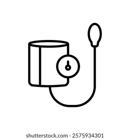 Blood pressure icon simple vector symbol