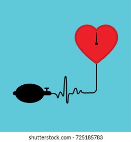 blood pressure icon vector