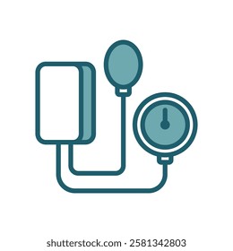 blood pressure icon vector design template simple and clean