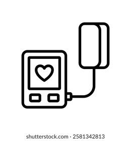 blood pressure icon vector design template simple and clean
