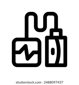 blood pressure icon. vector line icon for your website, mobile, presentation, and logo design.