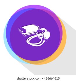blood pressure. Internet template. Vector icon.