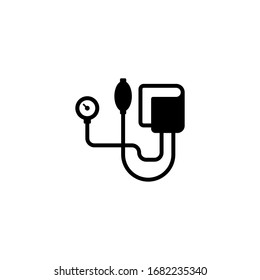 Blood pressure kit concept vector illustration icon