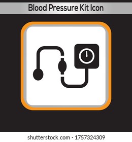 Icono del kit de presión arterial. gráficos vectoriales