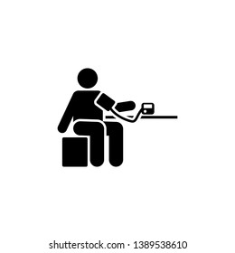 Blood Pressure, Man, Medical, Self Icon. Element Of Aedes Mosquito And Dengue Icon. Premium Quality Graphic Design Icon. Signs And Symbols Collection Icon For Websites, Web Design