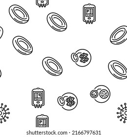 Presión Sanguínea Medición De La Ilustración De Línea Delgada Del Vector Gadget