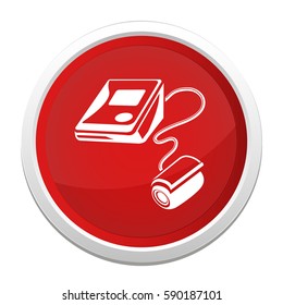 blood pressure measuring icon
