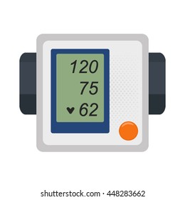 Blood pressure meter in a flat style . icon 
flat vector illustration isolate on a white background
