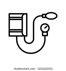 Blood pressure vector icon