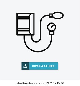 Blood pressure vector icon