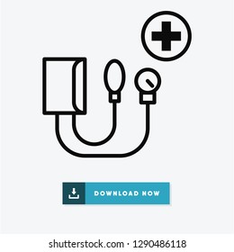 Blood pressure vector icon