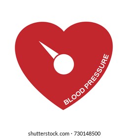 blood pressure vector and icon