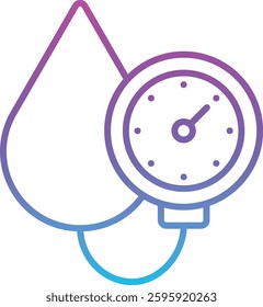 Blood Pressure vector icon. Can be used for printing, mobile and web applications.
