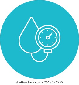 Blood Pressure vector icon. Can be used for printing, mobile and web applications.