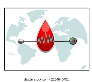 Presión sanguínea. Ilustración vectorial Cambios en la presión arterial de baja a alta. El Autónomo. Frecuencia cardíaca,VECTOR