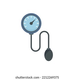 Blood presure tool icon. Flat illustration of Blood presure tool vector icon isolated on white background