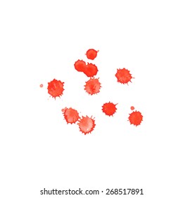 blood, red drops