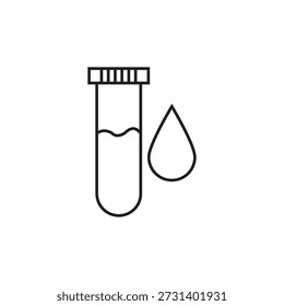 blood sample icon illustration element design