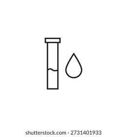 blood sample icon illustration element design