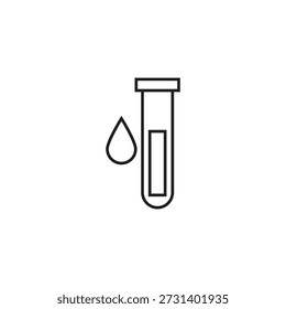 blood sample icon illustration element design