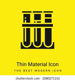 Blood Sample minimal bright yellow material icon