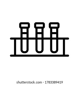 Kontursymbol für Blutproben auf isoliertem Hintergrund, Beispielzeilensymbol, Blutprobe Vektorgrafik für Logo, ui, web, apps, banner, poster, broschüre, Infografik usw. 