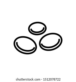Blood Simple Icon Design Template