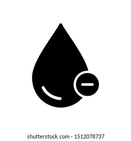 Blood Simple Icon Design Template