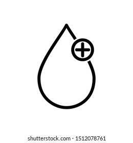 Blood Simple Icon Design Template