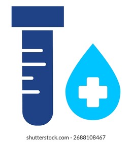 Colección de ícono de Vector simple en sangre