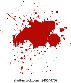 Blood Spilled Vector Stock Vector (Royalty Free) 240144709 | Shutterstock