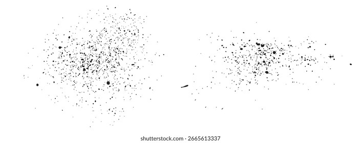 Blutspritzer schwarzer Grunge Textur Illustration Hintergrund Design