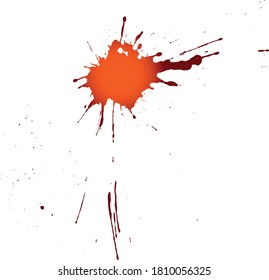 Splash svg, Gradiente de salpicadura de goteo sanguíneo