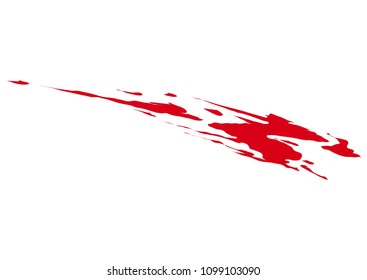 Blood Splash, Vector Illustration
