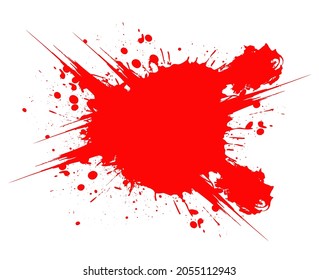 Vektorgrafik-Design von Blutsplantaten