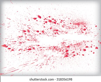 Blood Splatter Background . Red Ink  for Design Use .