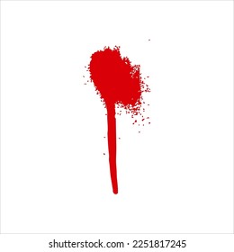 Blood splatter icon illustrations are suitable for depicting conflict, violence, or highly emotional conditions. Ifilm, or This illustration can be used to convey a strong and compelling message. 